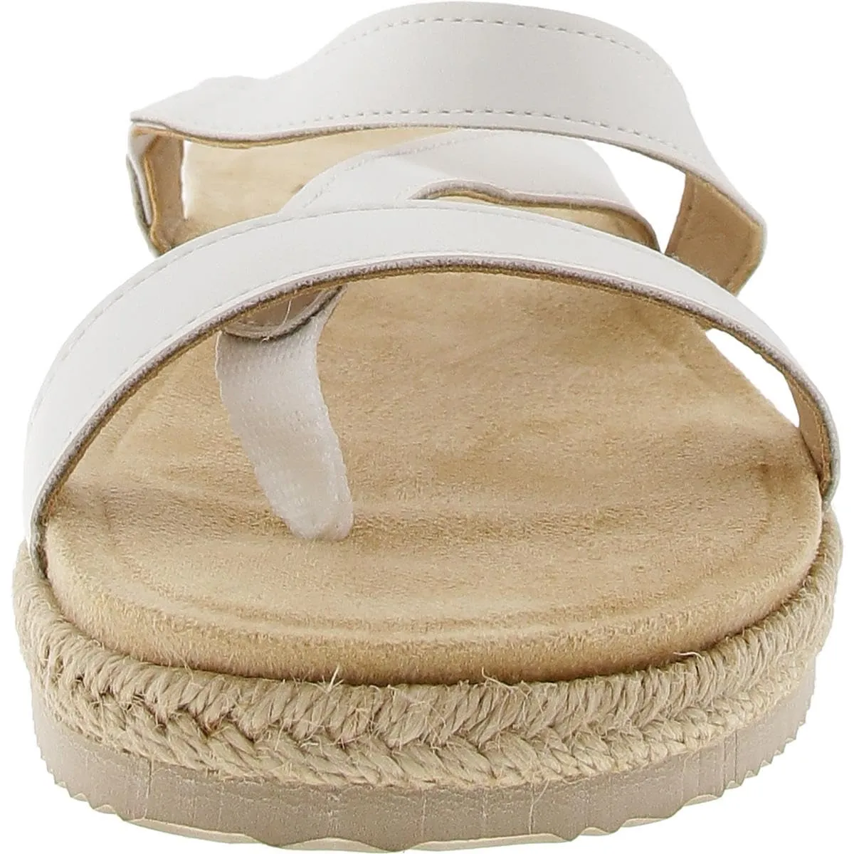 Easy Street Women's Song Slide Sandal, White, 9.5