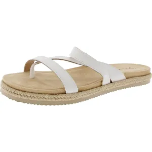 Easy Street Women's Song Slide Sandal, White, 9.5