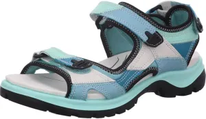 ECCO Women's Yucatan Sport Sandal, Aquatic Patchwork, 11-11.5