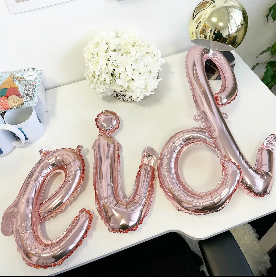 Eid Mubarak Balloon banner - Silver