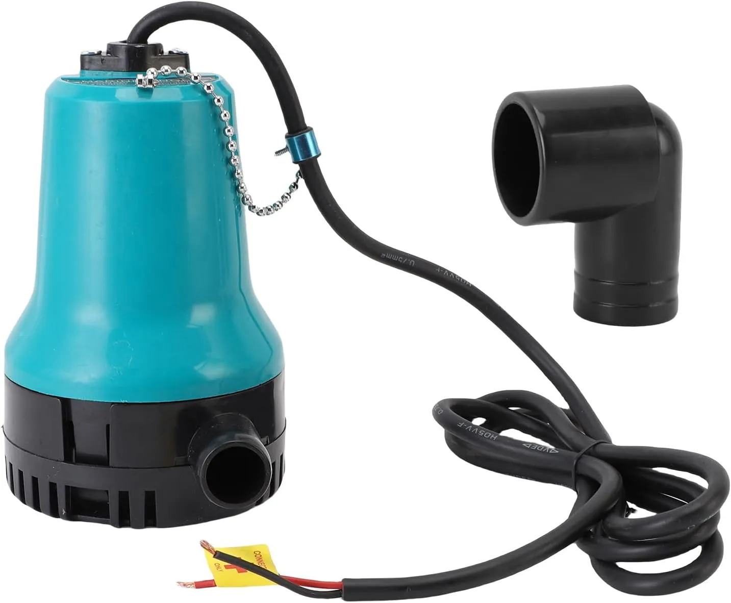 Electric Boat Pump, Bilge Pump 45W 70L min Flow Electric Water Transfer Pump 1 Inch Outlet 4m Lift