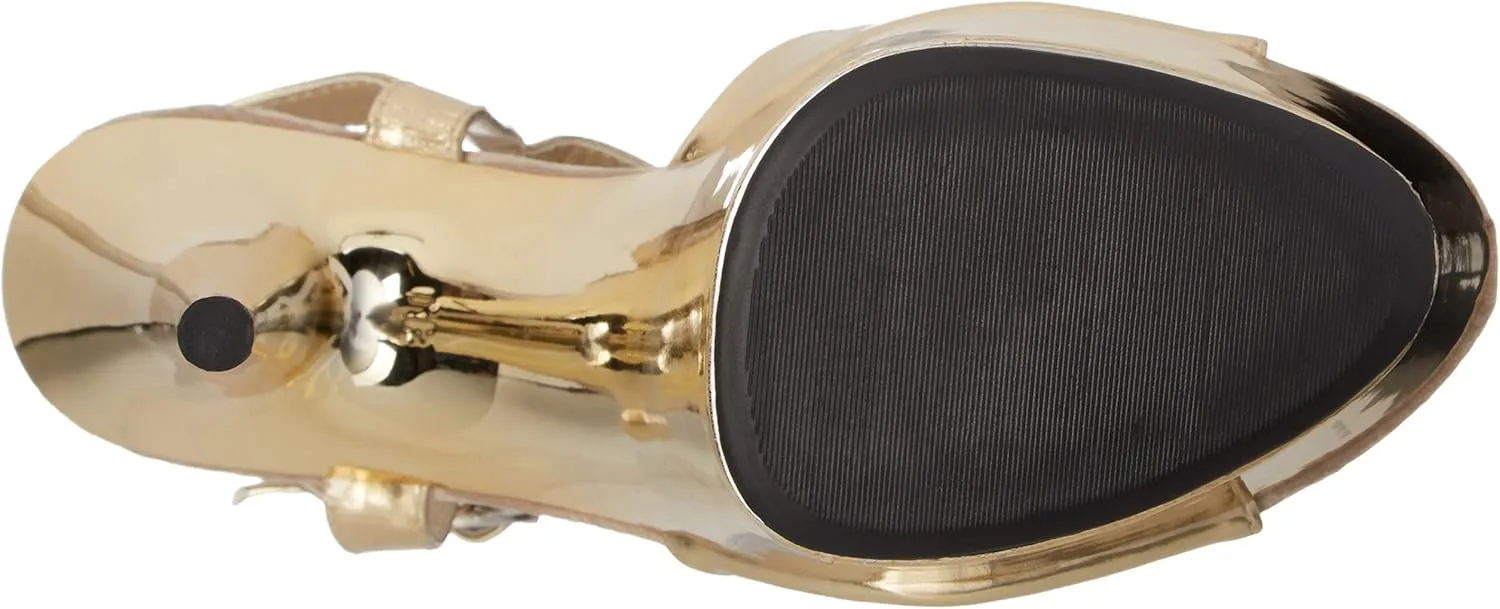 Ellie Shoes Women's 609-CHROME Platform Sandal