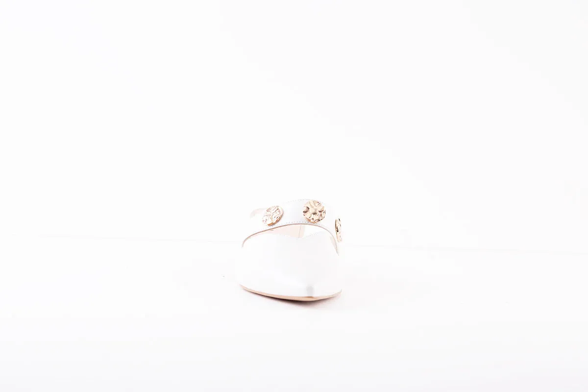 EMIS - 8005/415 MEDIUM BLOCK HEEL MULE - CREAM