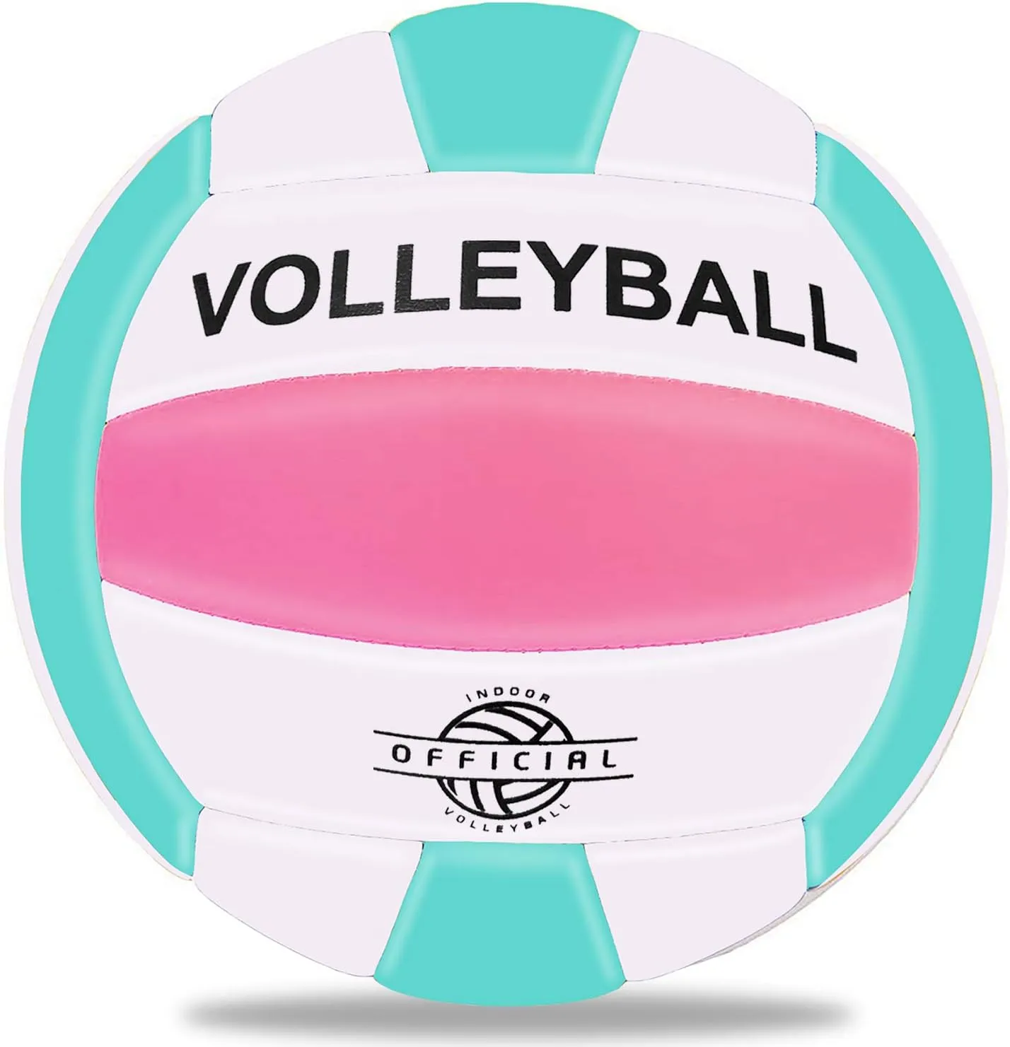 EVZOM 6 Pack Volleyballs Soft Beach Volleyball Official Size 5 for Outdoor/Indoor/Pool/Gym/Training Premium Volleyball Equipment Durability Stability Sports Ball with Pump
