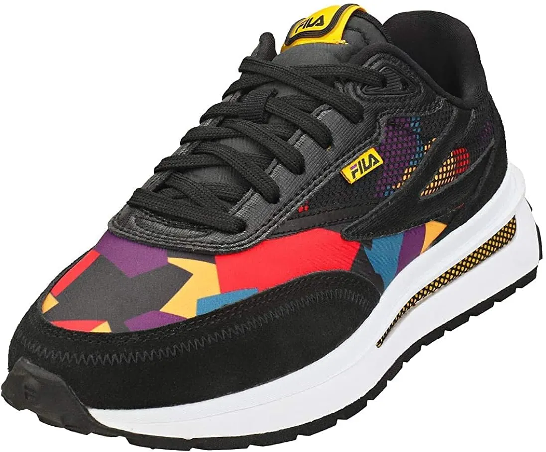 Fila Renno 90's Women's Sneaker 8 B(M) US Black-Gold-Capri Breeze