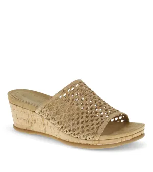 Flossey Wedge Slide Sandal