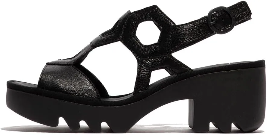 FLY London Women's Tewa573fly Heeled Sandal