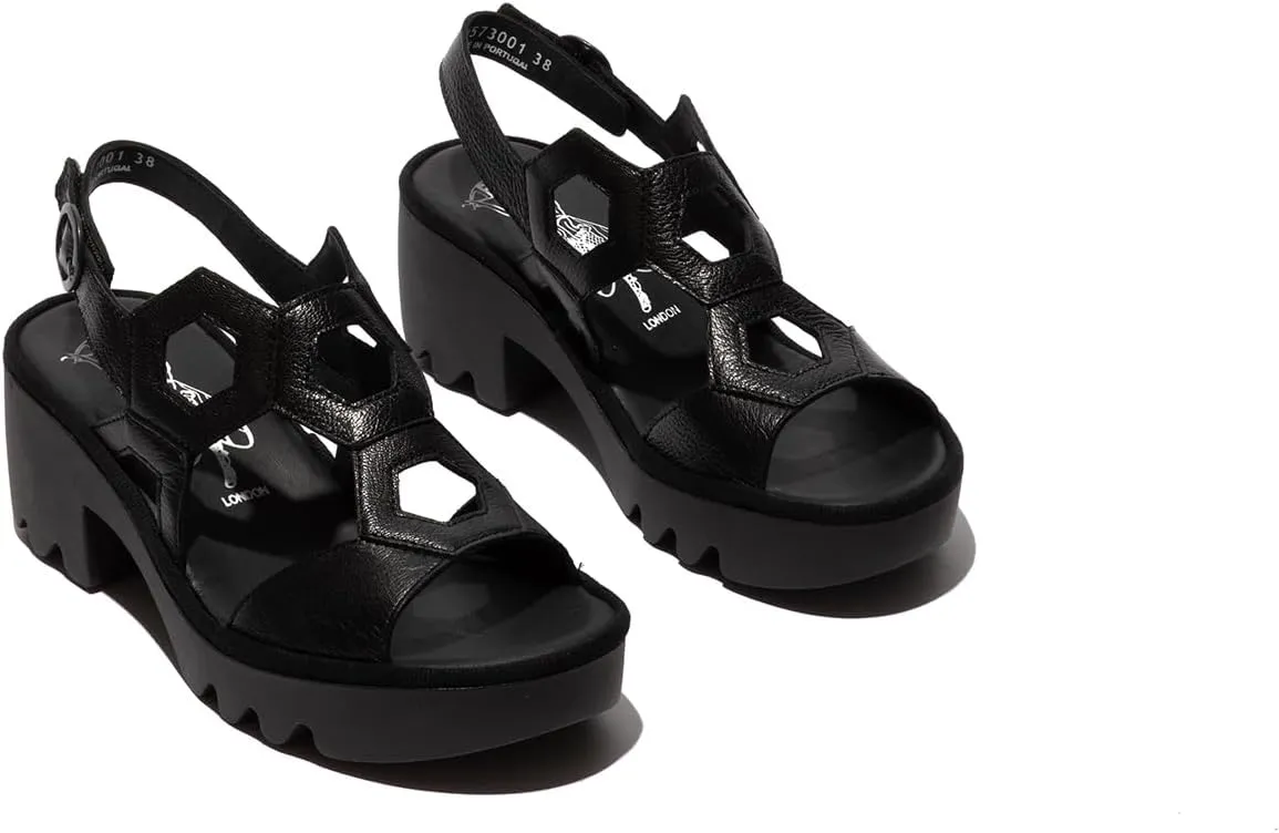 FLY London Women's Tewa573fly Heeled Sandal