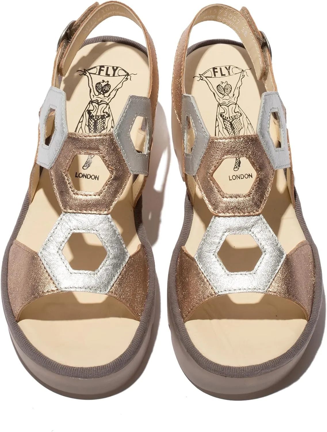 FLY London Women's Tewa573fly Heeled Sandal