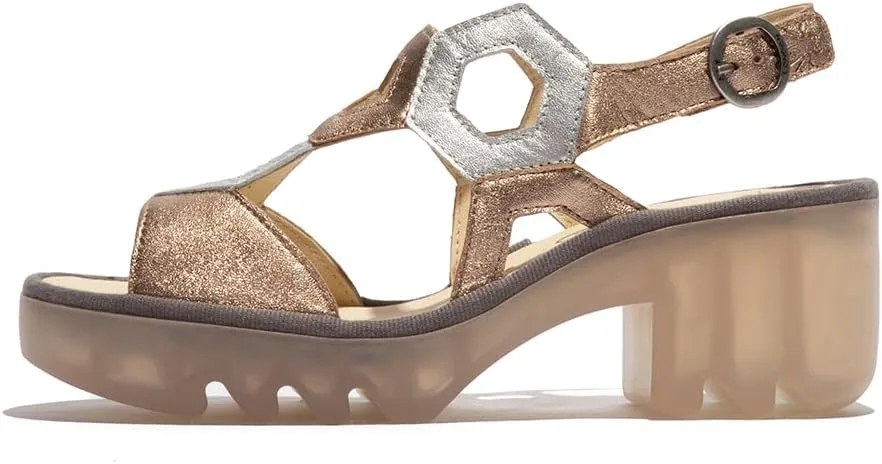 FLY London Women's Tewa573fly Heeled Sandal