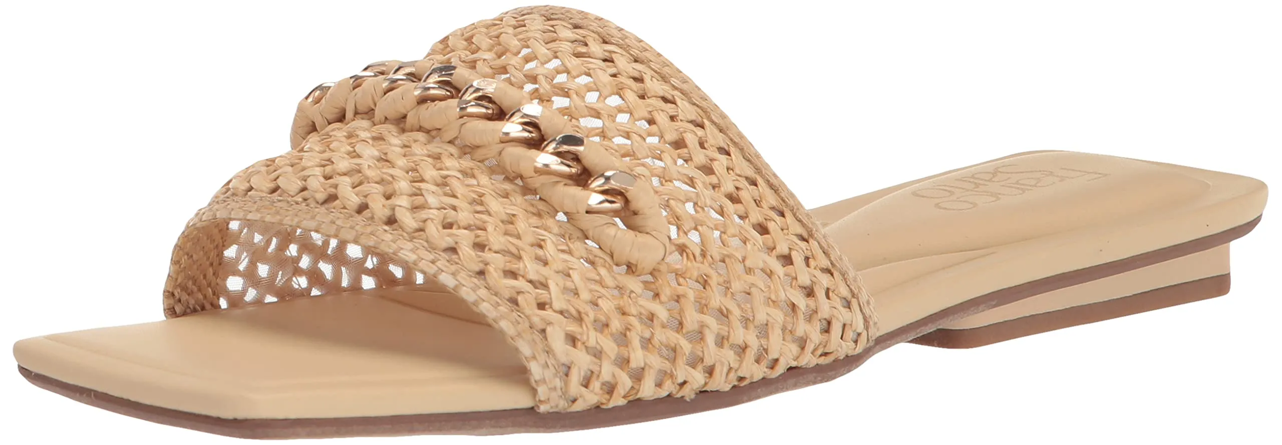Franco Sarto Womens Caven4 Slide Sandal Natural 9 M