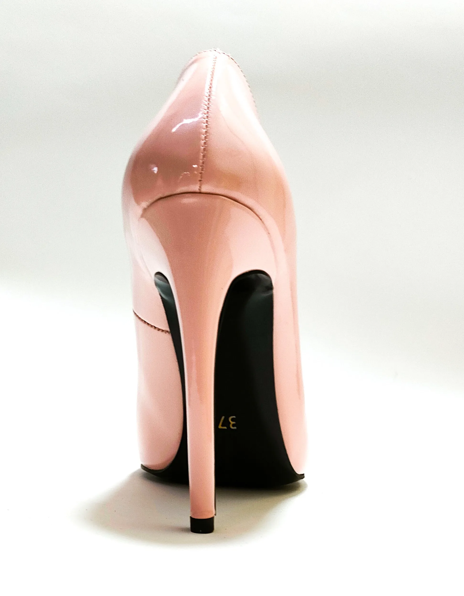 Glossy Pink Patent 11cm heels