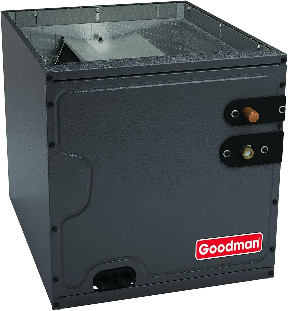 Goodman 3.5-5 TON 21" Wide R-32 Upflow/Downflow Cased All-Aluminum Evaporator Coil with leak detector and built in TXV (CAPTA6030C3)