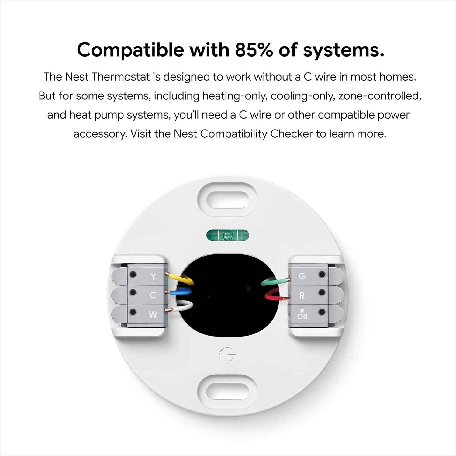 Google Nest Thermostat - Smart Thermostat for Home - Programmable Wifi Thermostat - Snow