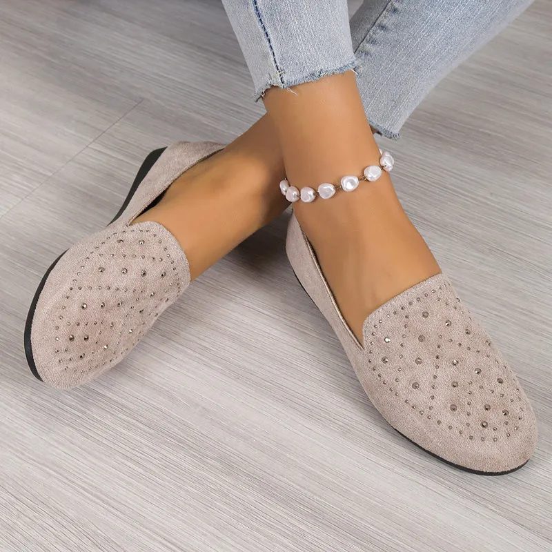 GS Mule | Luxe lage muiltjes met strass details voor dames
