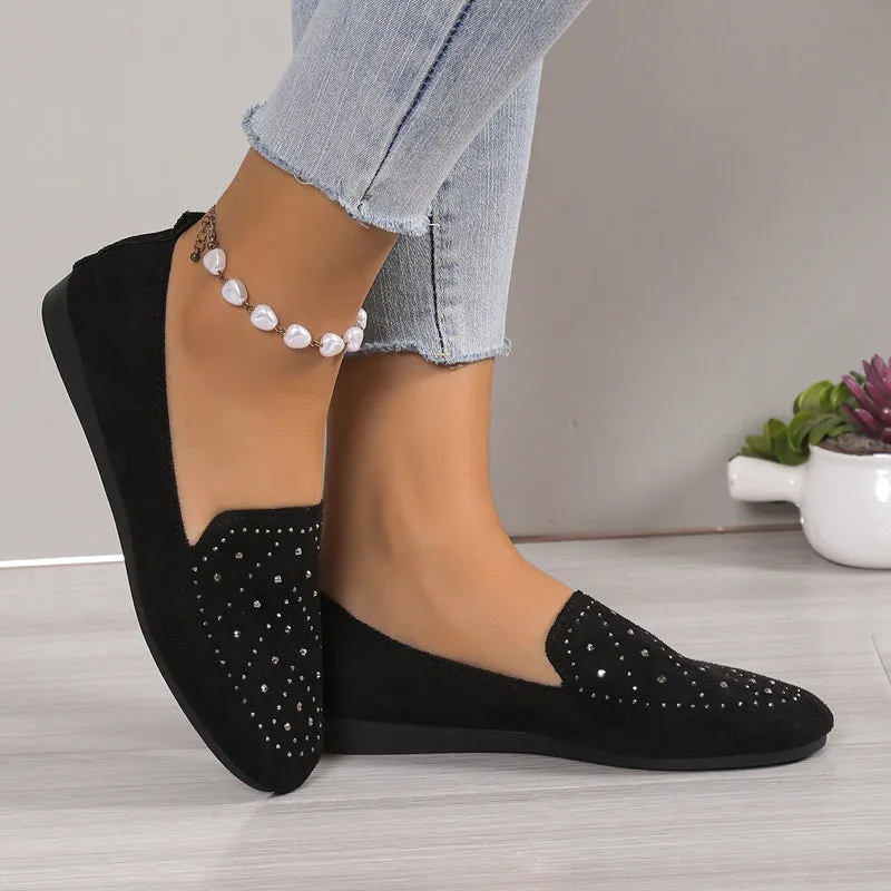 GS Mule | Luxe lage muiltjes met strass details voor dames