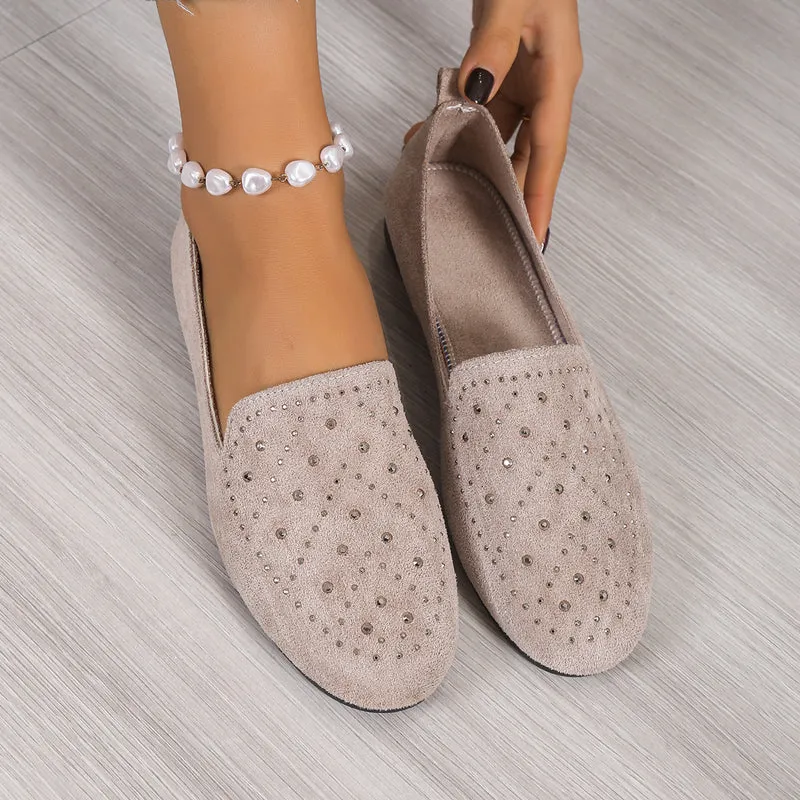 GS Mule | Luxe lage muiltjes met strass details voor dames