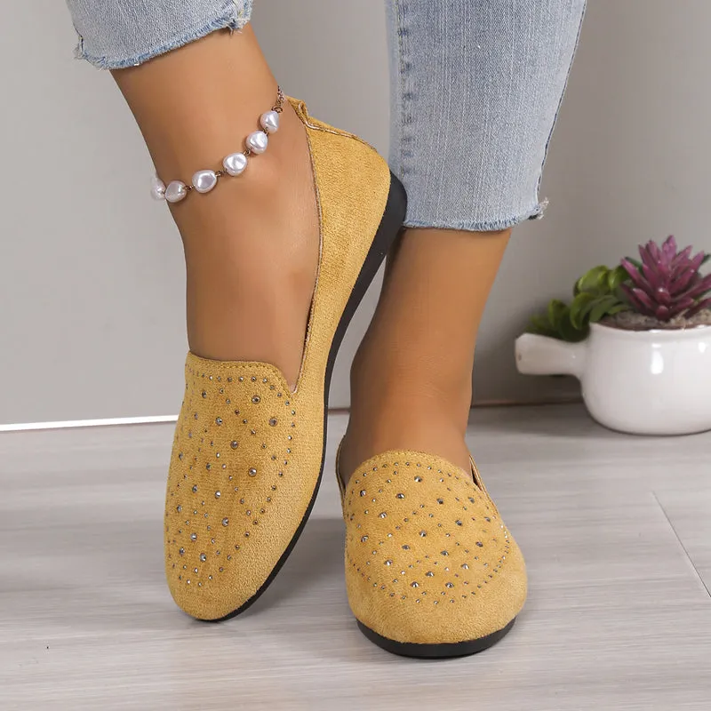 GS Mule | Luxe lage muiltjes met strass details voor dames