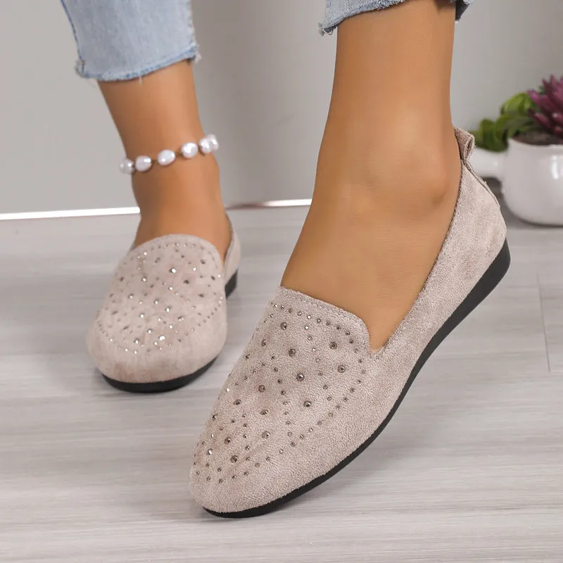 GS Mule | Luxe lage muiltjes met strass details voor dames