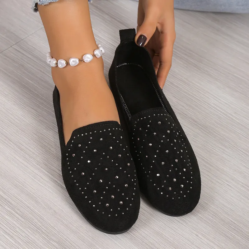 GS Mule | Luxe lage muiltjes met strass details voor dames