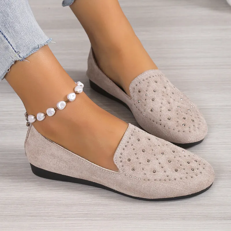 GS Mule | Luxe lage muiltjes met strass details voor dames