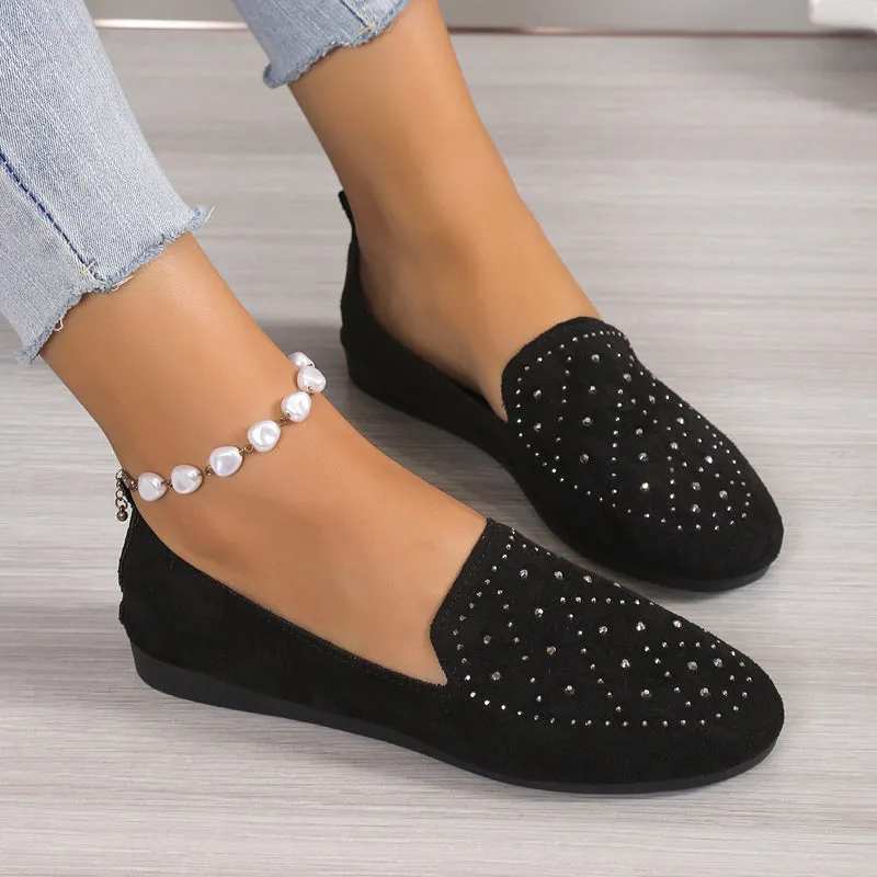 GS Mule | Luxe lage muiltjes met strass details voor dames