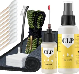 Gun Cobra Bore Cleaning Combo Kit & Gun Oil, | .357 Cal .38 Cal 9mm Barrel Snake with Brush Cleaning Combo Kit with Bore Swabs
