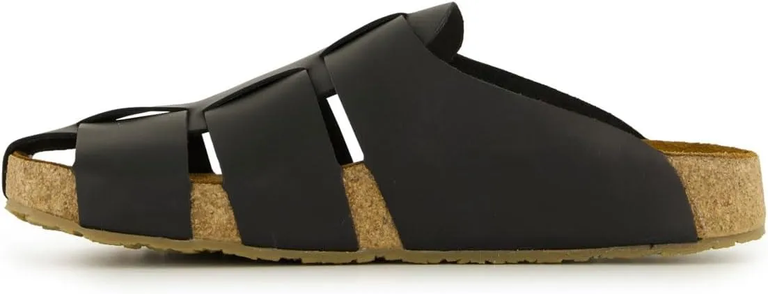 HAFLINGER Pius elegant leather Sandals with rubber sole and cork latex footbed unisex