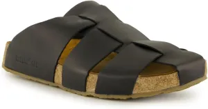 HAFLINGER Pius elegant leather Sandals with rubber sole and cork latex footbed unisex