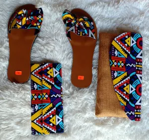 Handmade African Beaded Sandals/Authentic Maasai-Style Leather Flip-Flops Women/Boho Beach Sandals/Comfortable Summer Sandal African Gifts