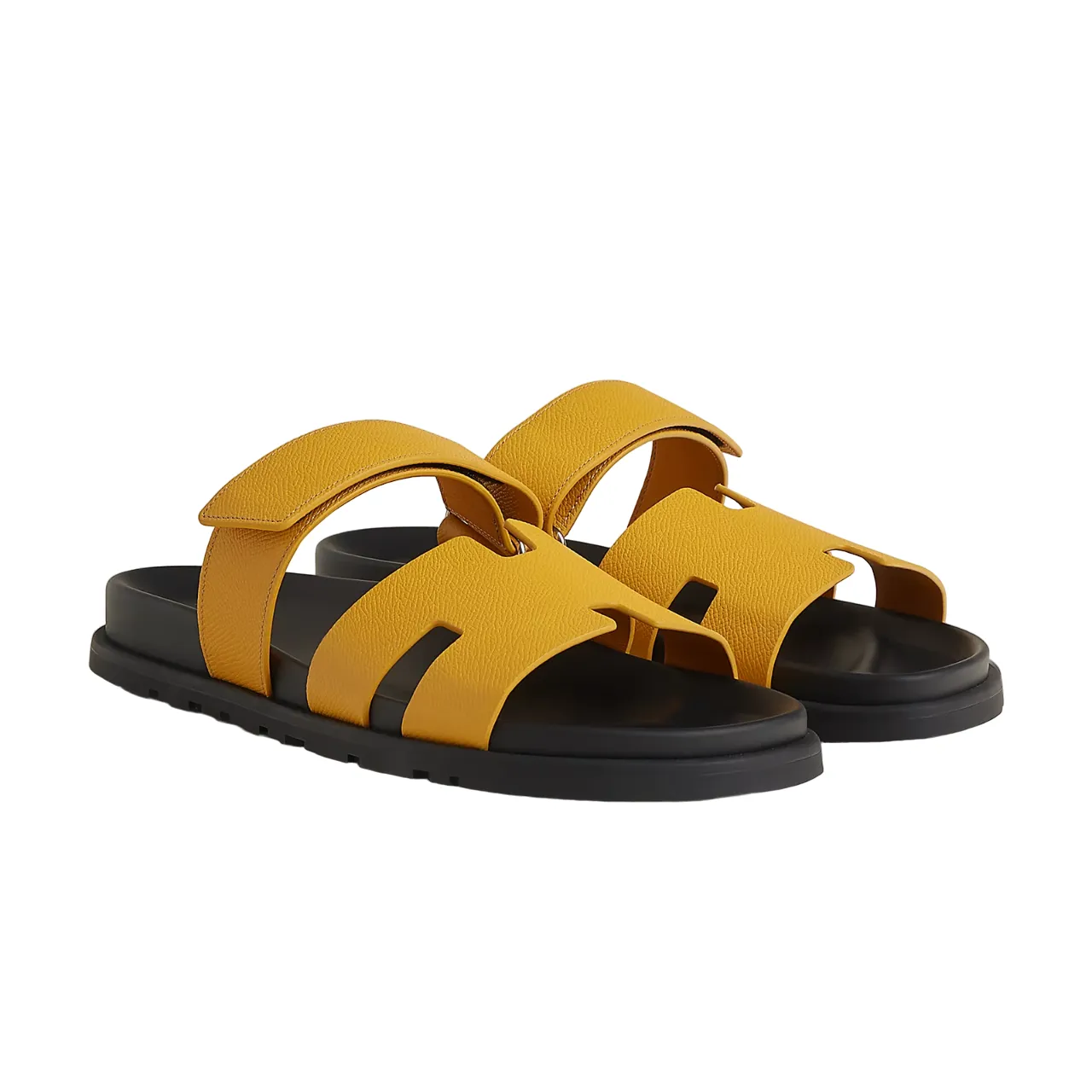 Hermes Chypre Leather Jaune Topaze