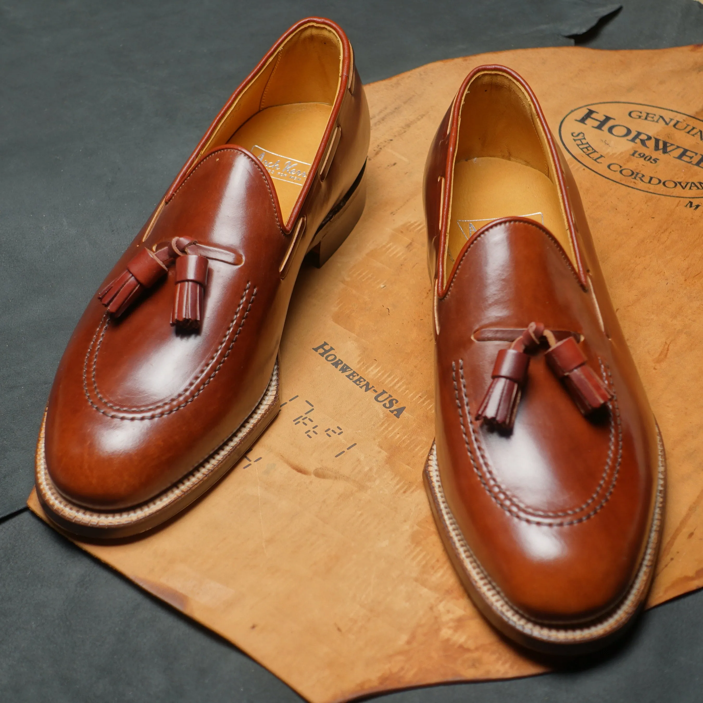 Horween Shell Cordovan 311x3 / Tassel Loafer