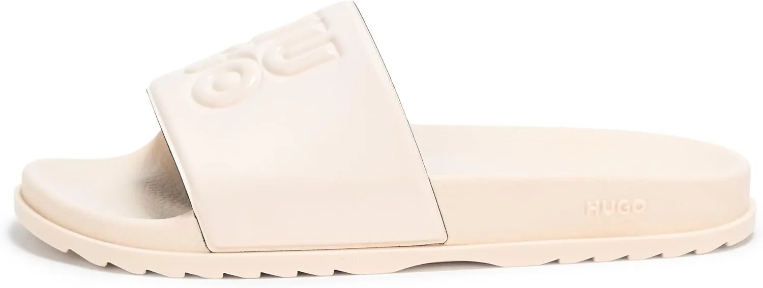 HUGO Women's Match Big Logo Slide Sandal