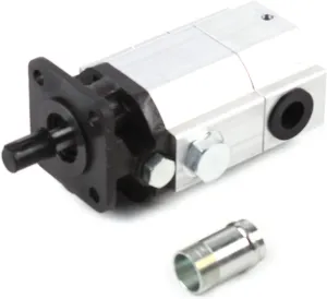 Hydraulic Log Splitter Pump, 16 GPM 2-Stage Hi Lo Gear Pump Hydraulic Pump 1/2" inch Shaft Dia Log Splitter Pump Wood Splitter Pump 3600RPM Aluminum Log Splitters Pump