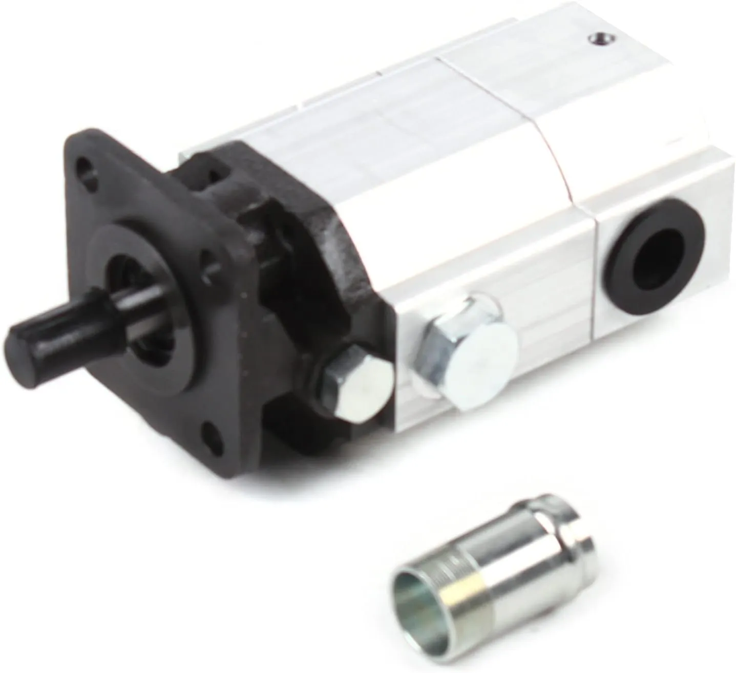 Hydraulic Log Splitter Pump, 16 GPM 2-Stage Hi Lo Gear Pump Hydraulic Pump 1/2" inch Shaft Dia Log Splitter Pump Wood Splitter Pump 3600RPM Aluminum Log Splitters Pump