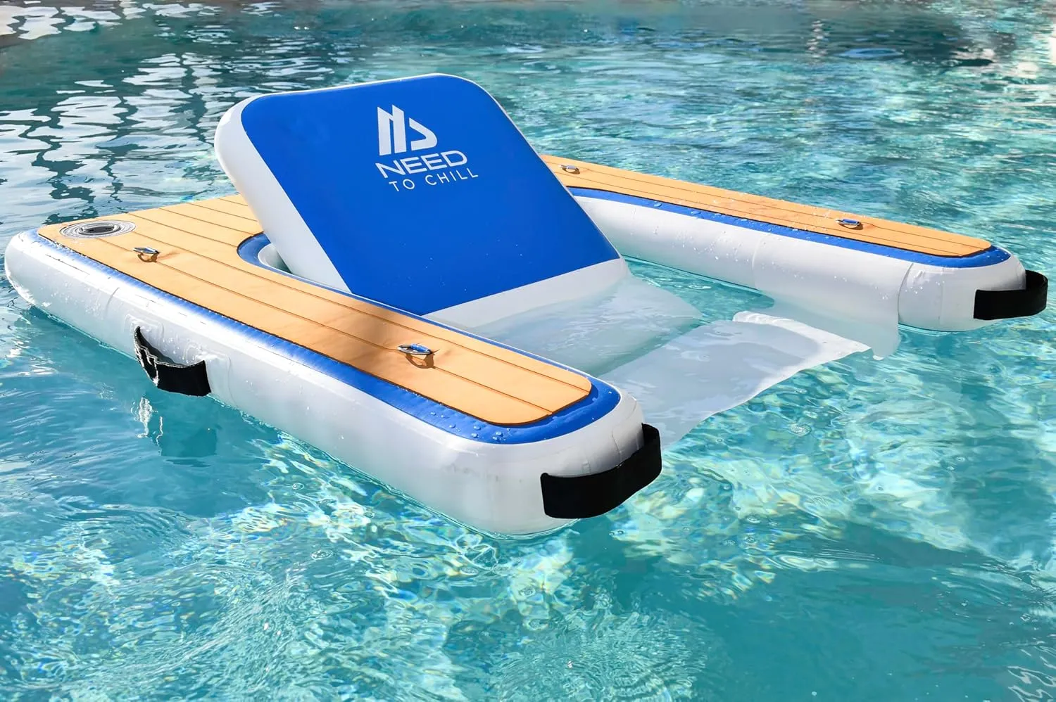 Inflatable Chair – Premium Outdoor Blow Up Seat Lounger for Boating, Beach, Lake, Pool - Includes Pump & Travel Bag - Foldable Water Floating Device for Adults Summer