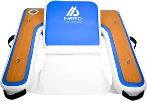 Inflatable Chair – Premium Outdoor Blow Up Seat Lounger for Boating, Beach, Lake, Pool - Includes Pump & Travel Bag - Foldable Water Floating Device for Adults Summer