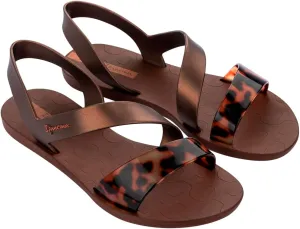 Ipanema Women's Slide Flip-Flop, Brown, 9.5-10