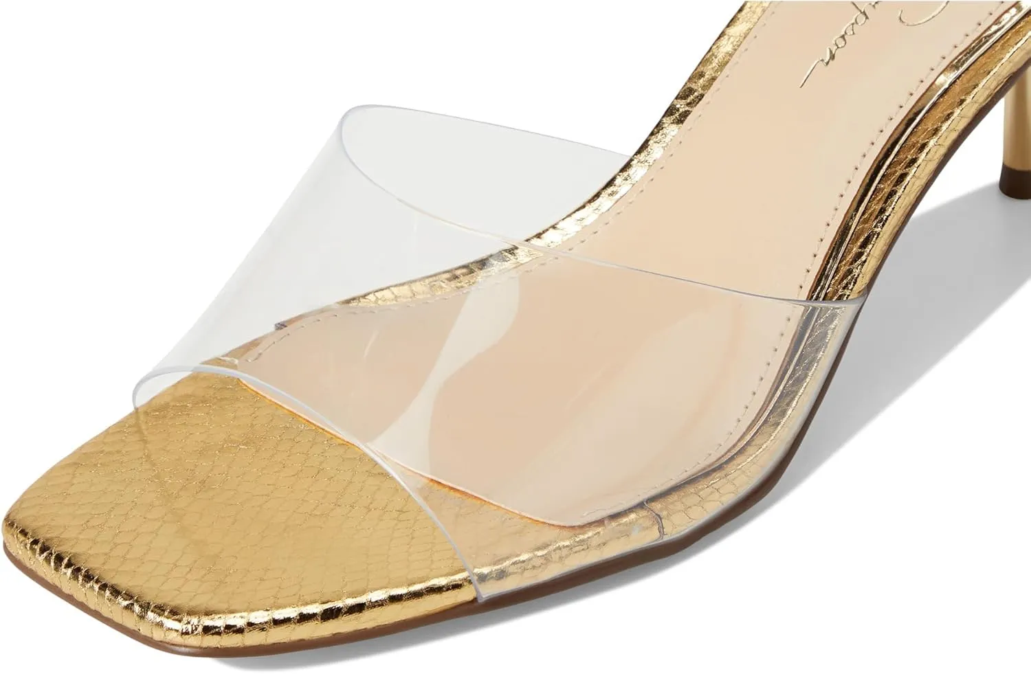Jessica Simpson Women's Celisha Lucite High Heel Sandals Heeled