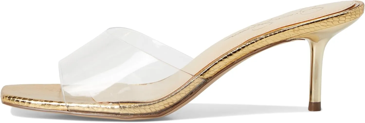 Jessica Simpson Women's Celisha Lucite High Heel Sandals Heeled