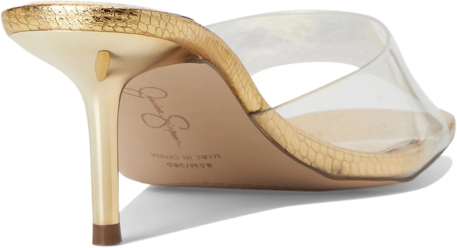 Jessica Simpson Women's Celisha Lucite High Heel Sandals Heeled