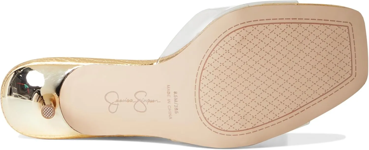 Jessica Simpson Women's Celisha Lucite High Heel Sandals Heeled