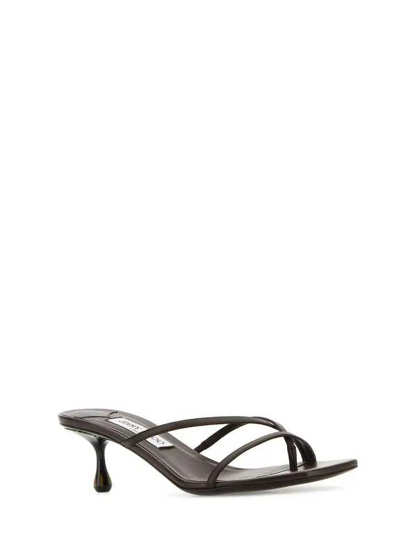 Jimmy Choo Brown Sandal Heels