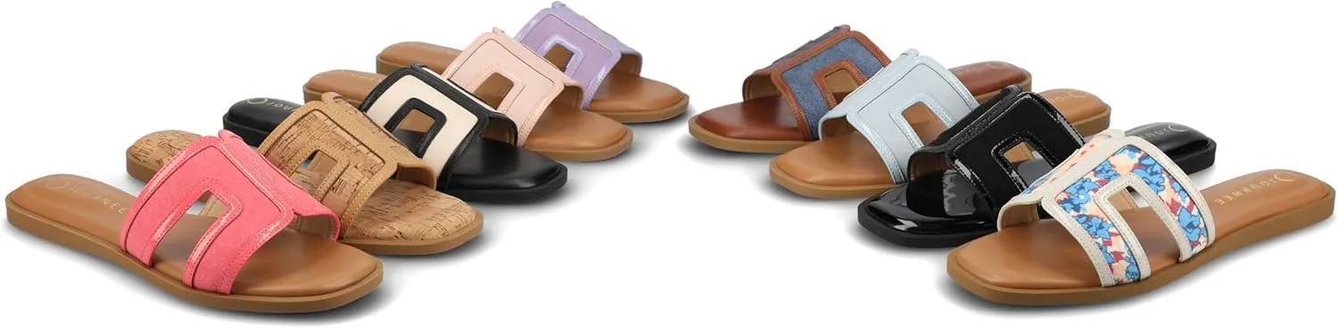 Journee Collection Women's Primah Slide Sandal