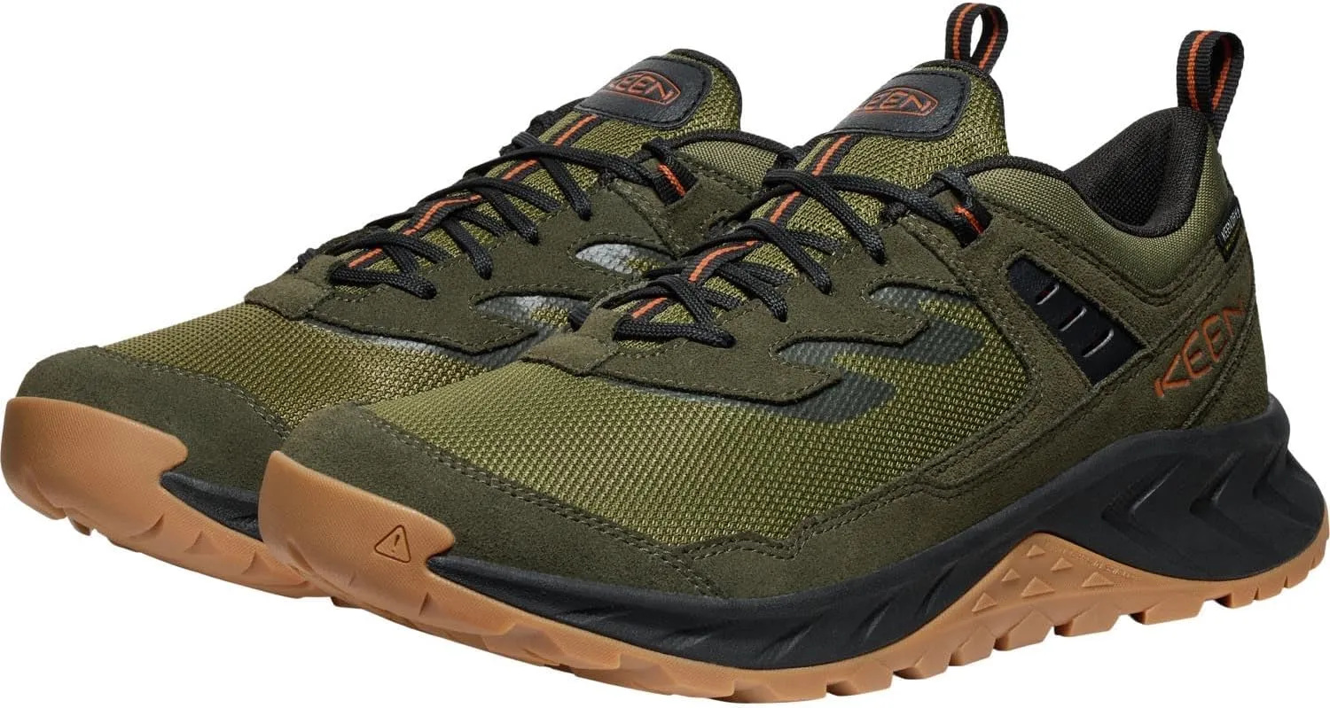 KEEN Men's Hightrail Low Height Durable Lightweight Breathable Leather Waterproof Hiking Shoes