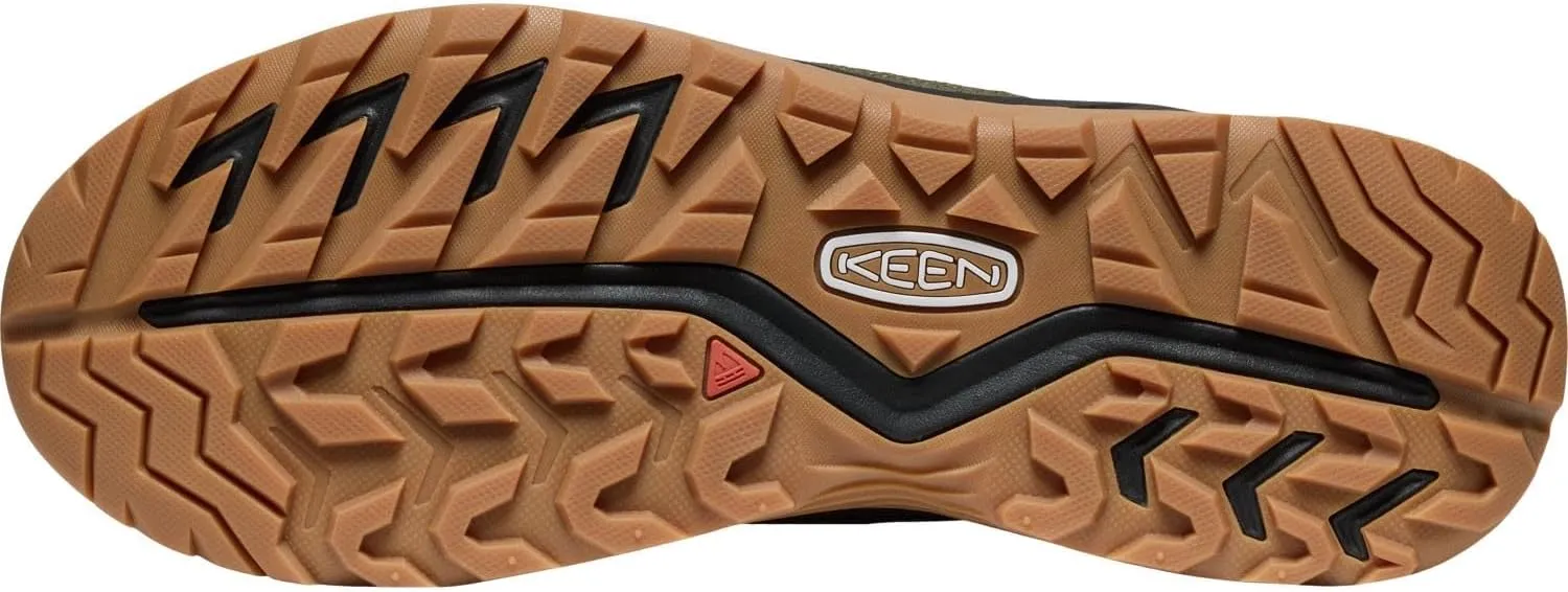 KEEN Men's Hightrail Low Height Durable Lightweight Breathable Leather Waterproof Hiking Shoes
