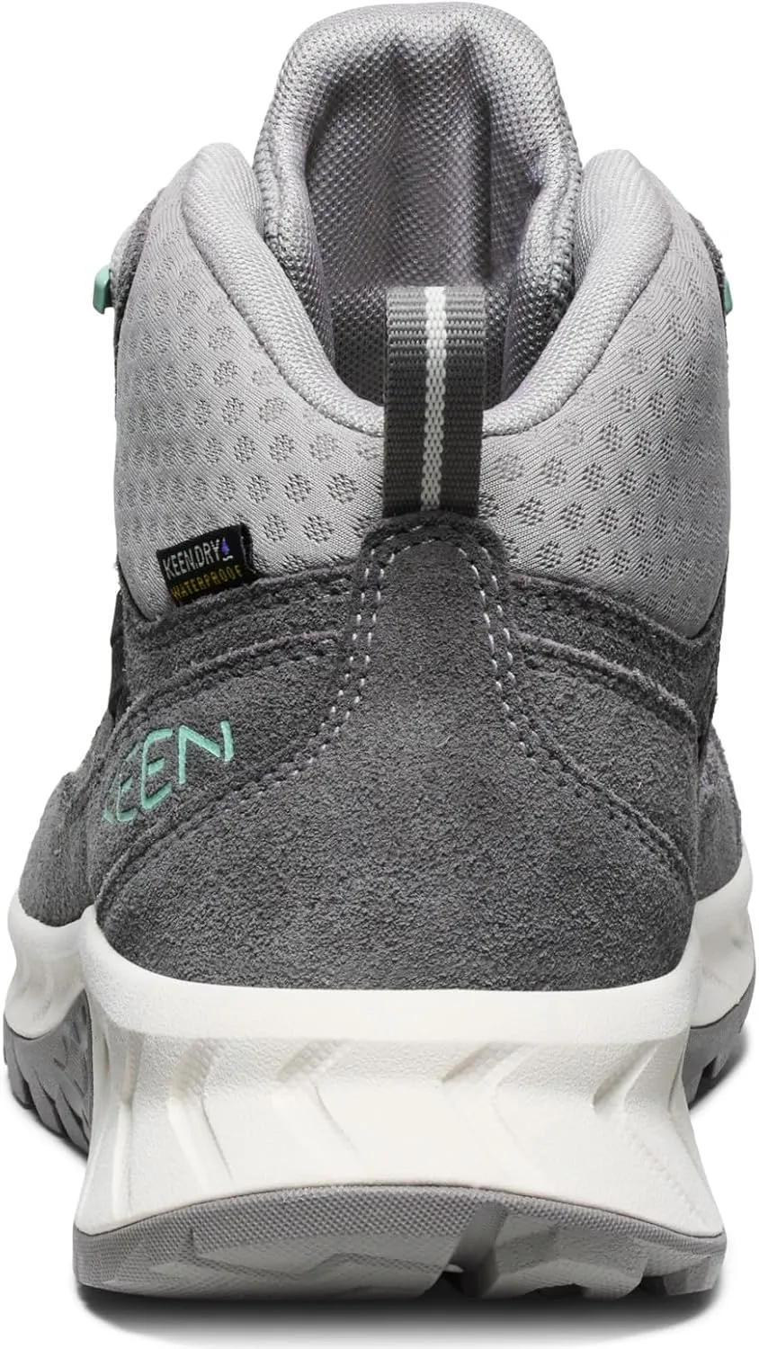 KEEN Women's Hightrail Mid Height Durable Lightweight Breathable Leather Waterproof Hiking Boots