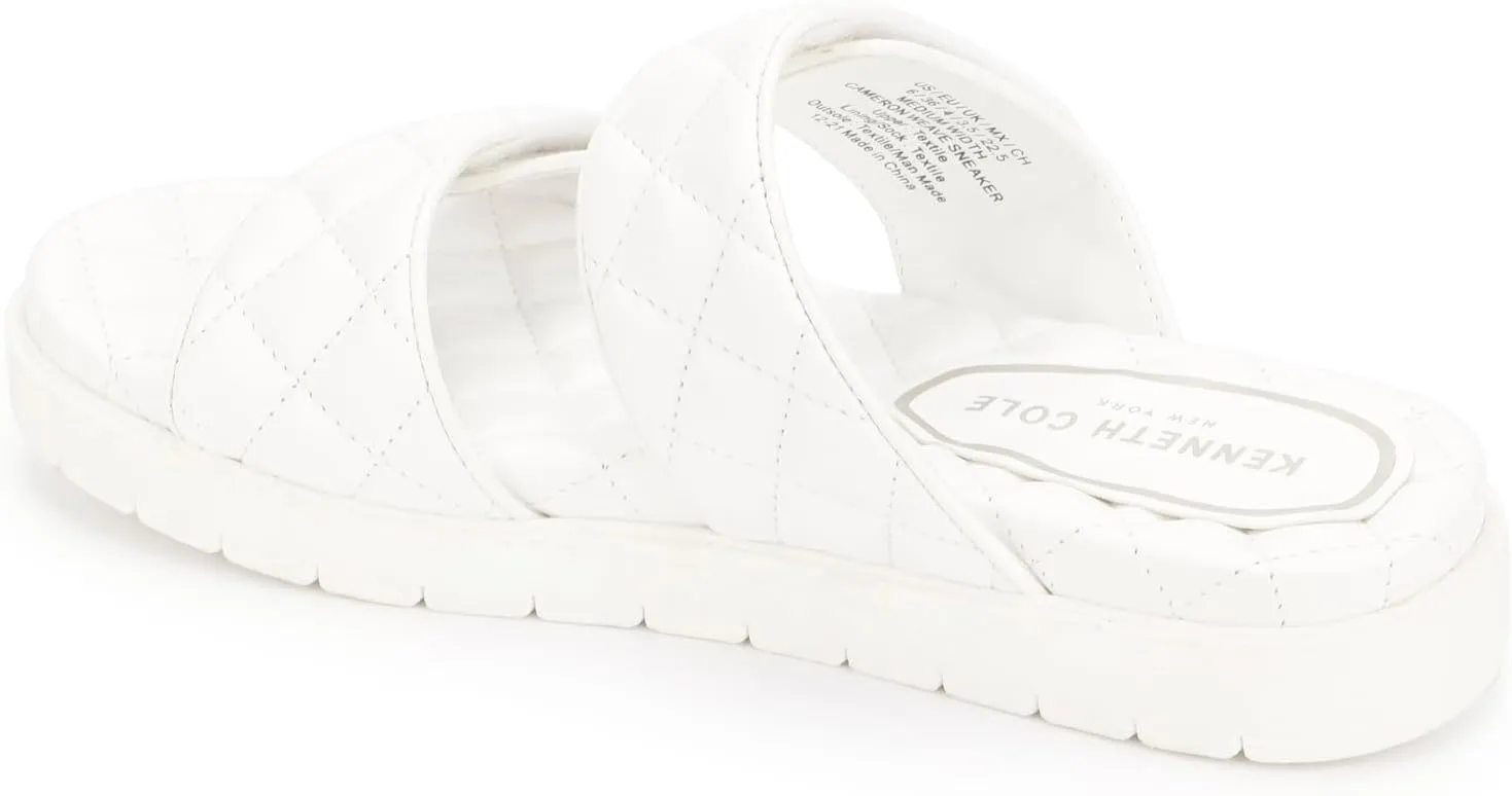 Kenneth Cole Women's Reeves Quilted 2 Band Slide Sandal