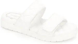 Kenneth Cole Women's Reeves Quilted 2 Band Slide Sandal