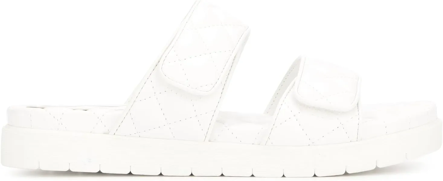 Kenneth Cole Women's Reeves Quilted 2 Band Slide Sandal